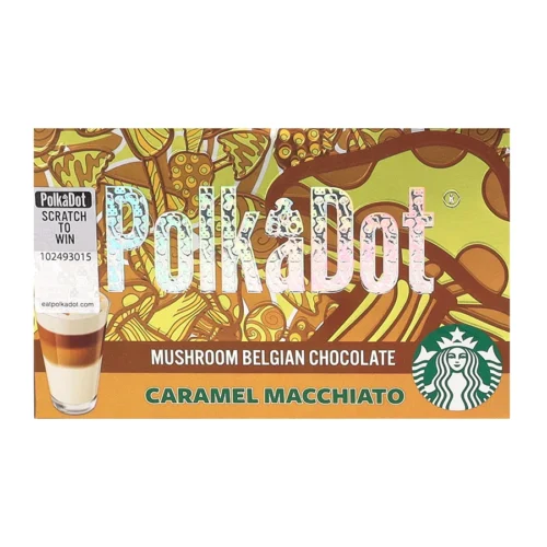 Polkadot Caramel Macchiato Chocolate Bar