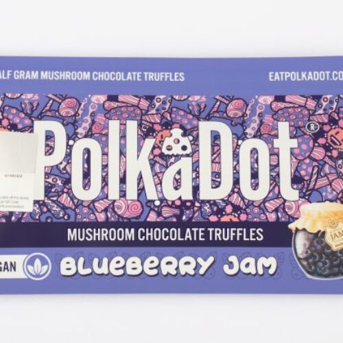 PolkaDot Blueberry Jam Truffles