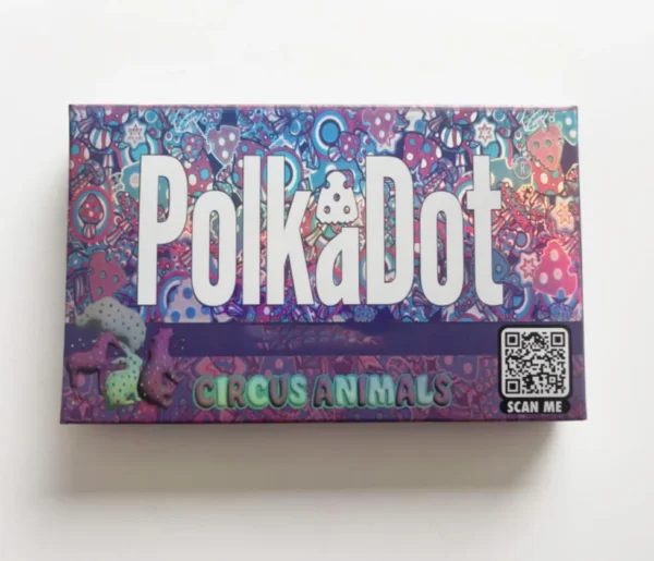 Polkadot Circus Animals Chocolate Bar