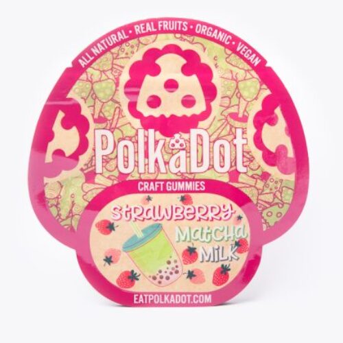 PolkaDot Strawberry Matcha Milk Gummies