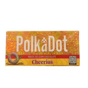 Polkadot Cheerios Magic Mushroom Chocolate Bar