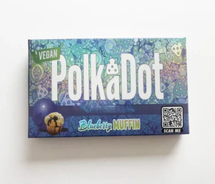 Polkadot Blueberry Muffin Magic Mushroom Chocolate Bar